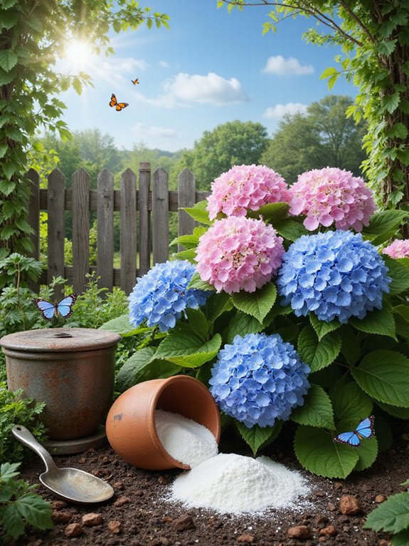 baking soda for hydrangeas