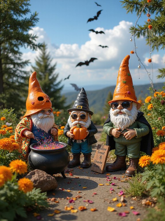 eerie gnome garden decorations