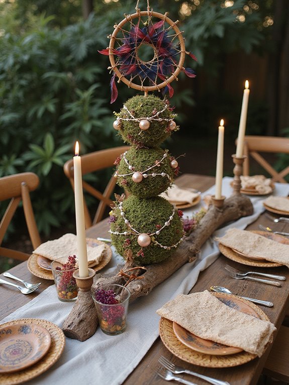 elegant outdoor table centerpieces