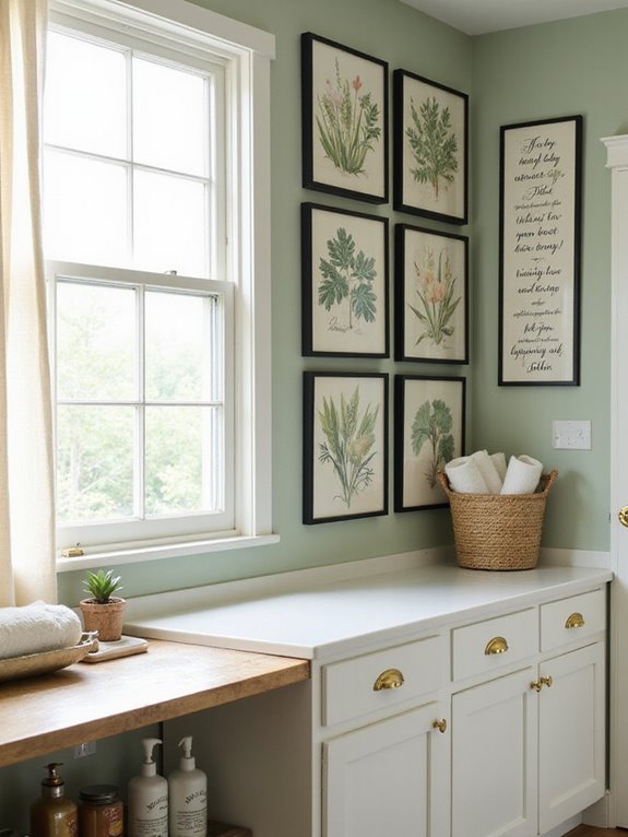 enhance laundry room ambiance