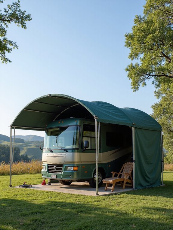 flexible temporary rv protection