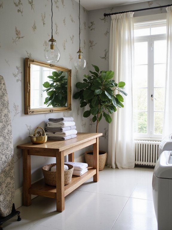 functional laundry folding table