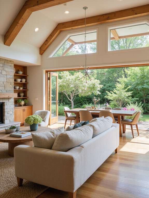 open spacious airy layouts