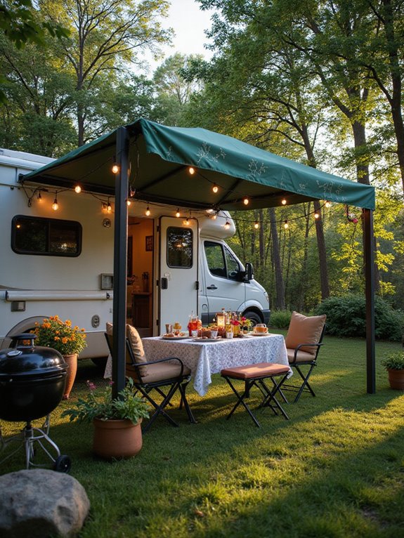 outdoor shelter for rvs