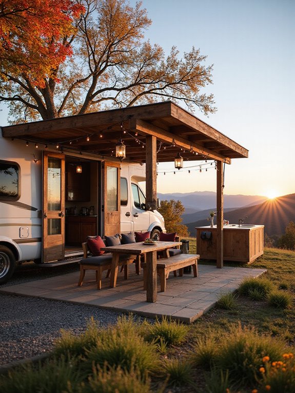 roof extensions enhance outdoor comfort