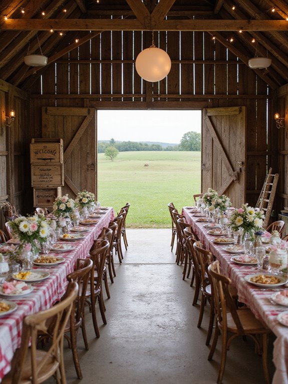 rustic charm baby shower