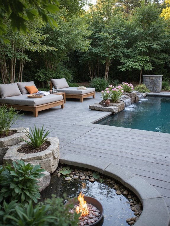 serene zen inspired water features
