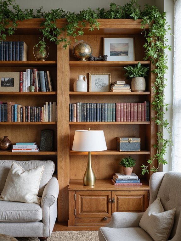 stylish and organized bookshelves