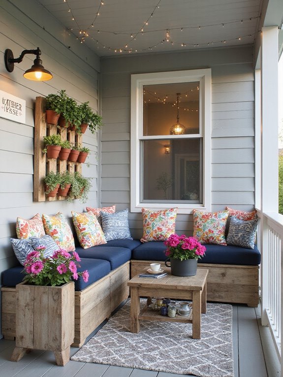 stylish porch storage solutions