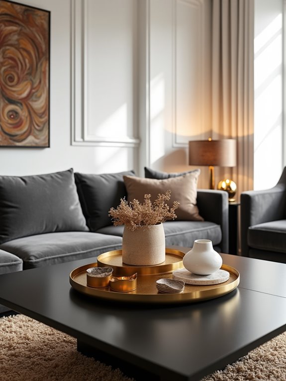 stylish tiered serving tray