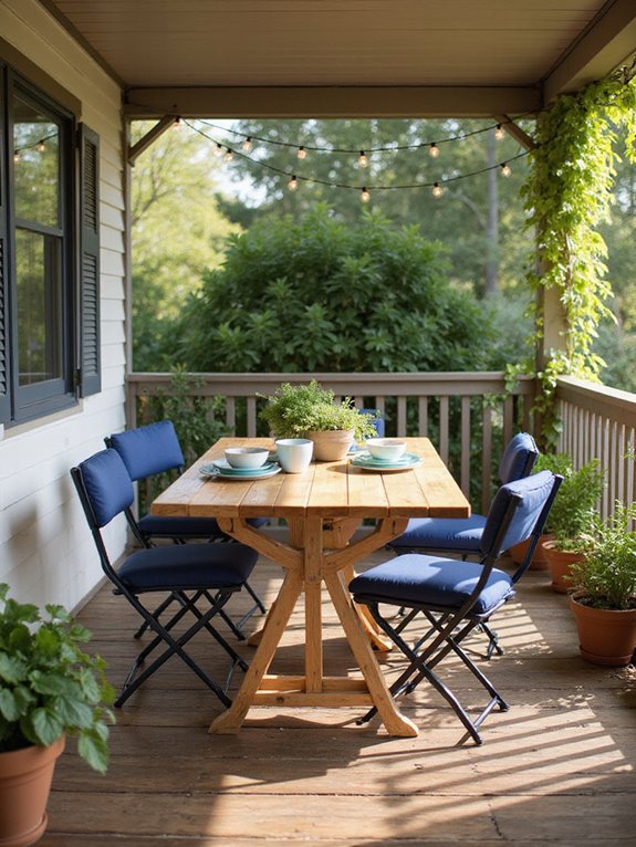 versatile folding dining table