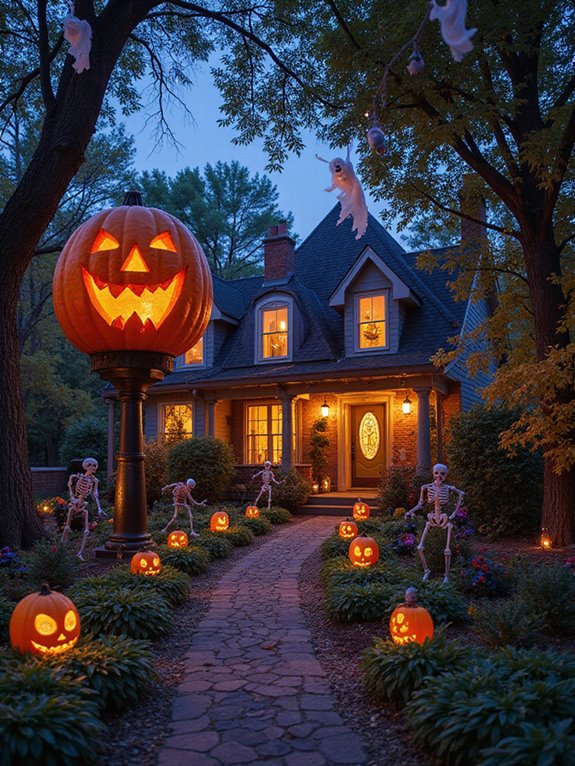 animated halloween yard decor