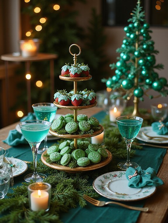 aqua and green delights