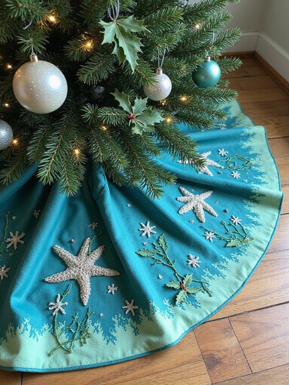 aqua and green whimsy