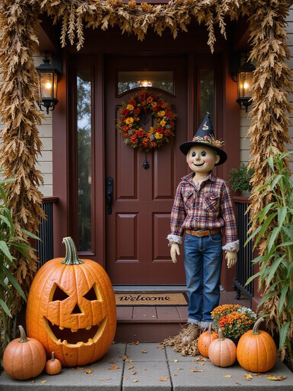 autumn inspired halloween decor