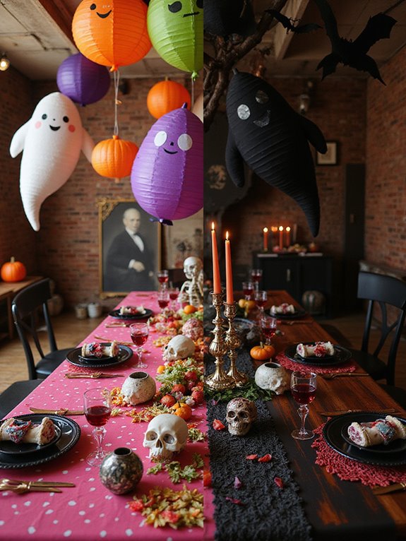 balanced spooky and playful