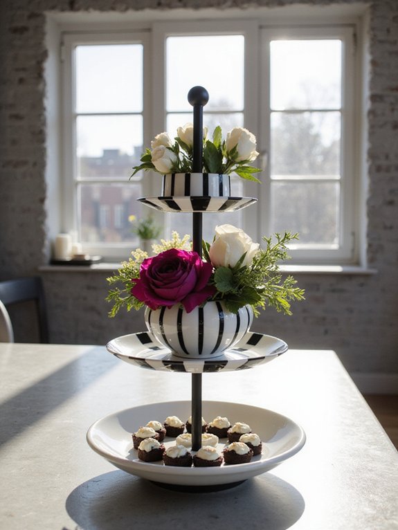 bold stripes geometric shapes