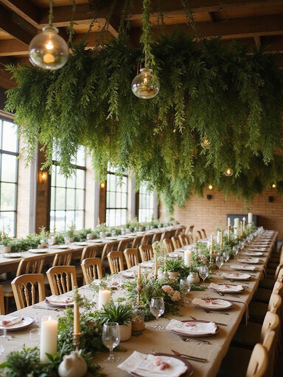 botanical wonderland wedding decor