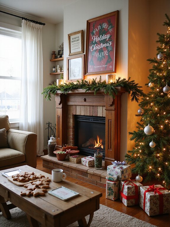 budget friendly holiday decorating