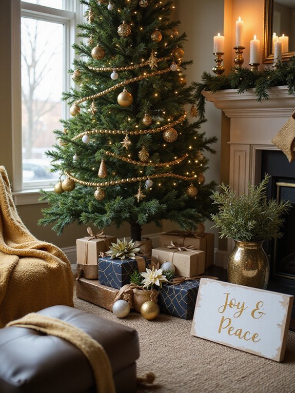 budget gold decorations tips