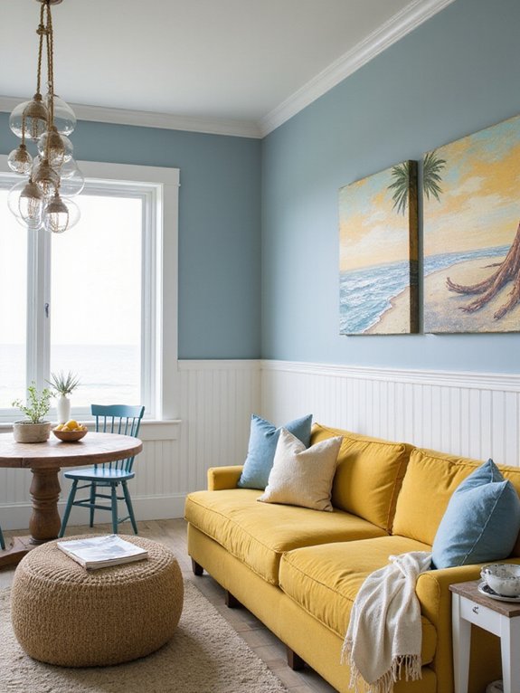 coastal reading nook inspiration