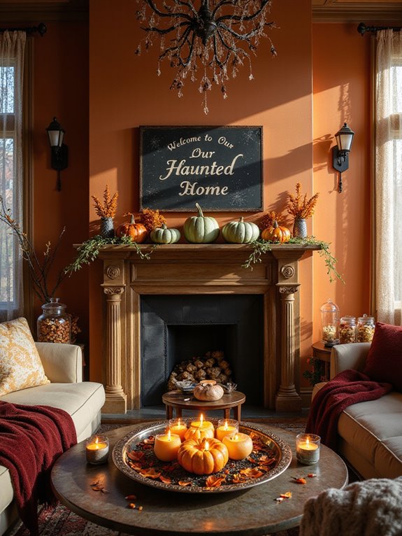 colorful halloween decor ideas