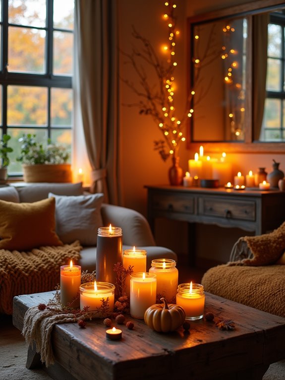 cozy candle ambiance transformation