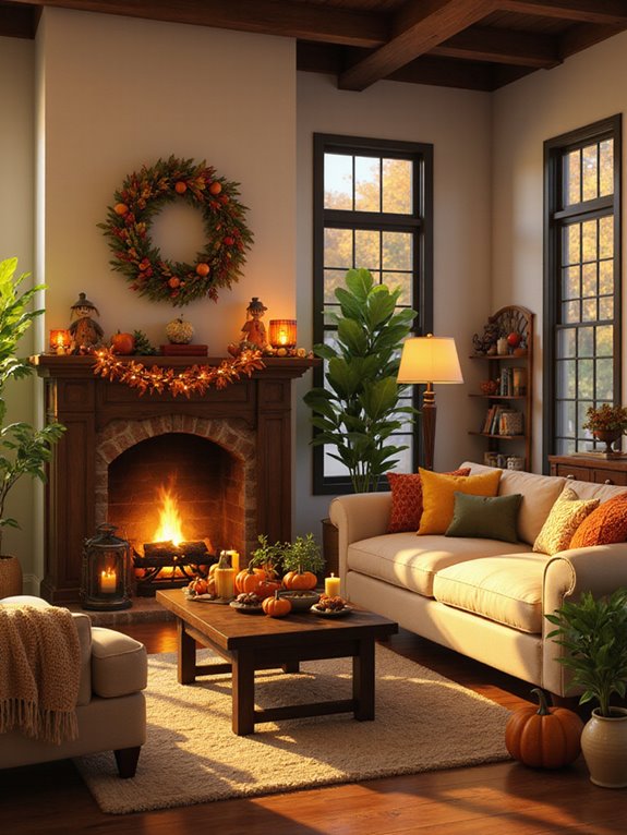 cozy creative entryway lighting