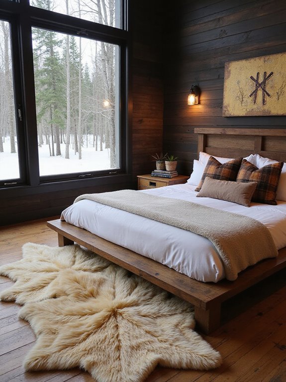 cozy diy faux fur rug