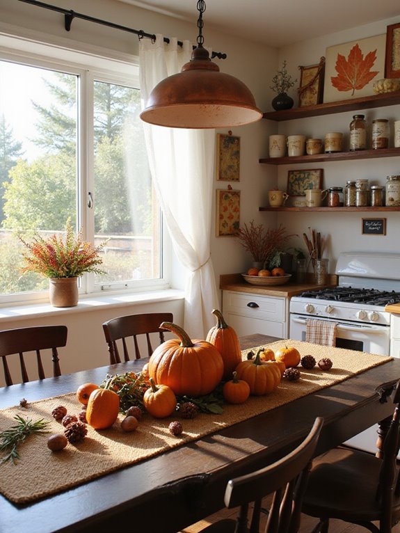 cozy fall kitchen decor