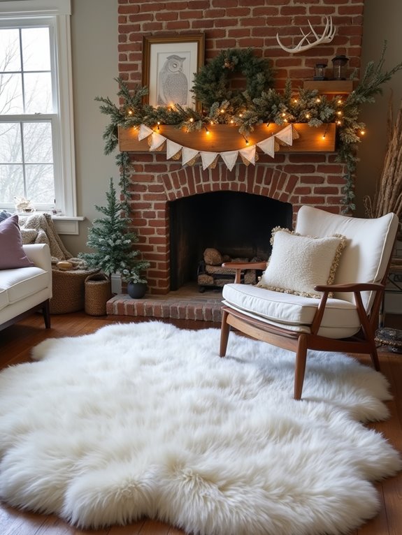 cozy faux fur comforts