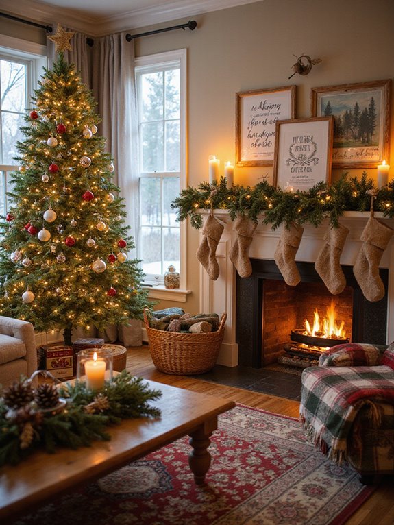 cozy festive home transformation