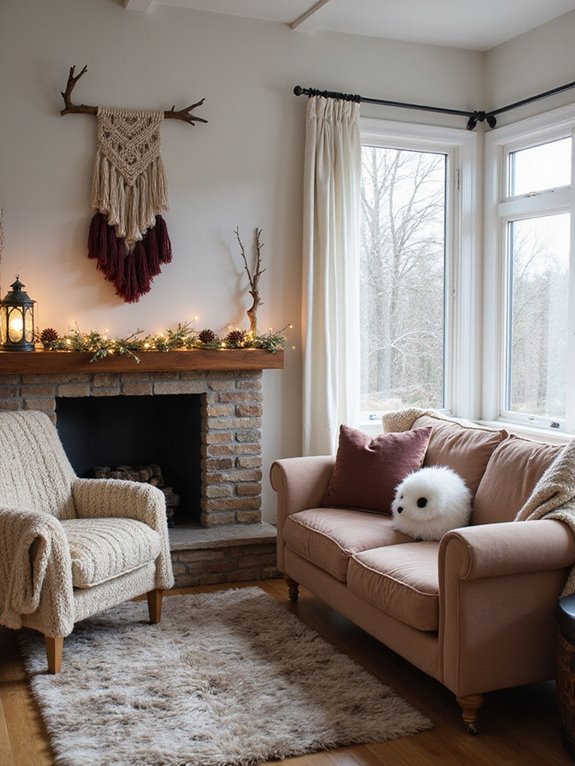 cozy layering for warmth