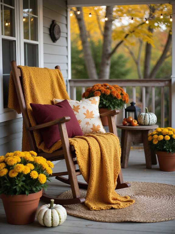 cozy layering with pillows