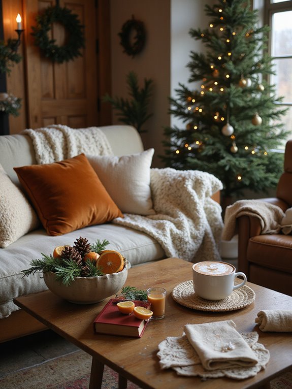cozy soft inviting textures