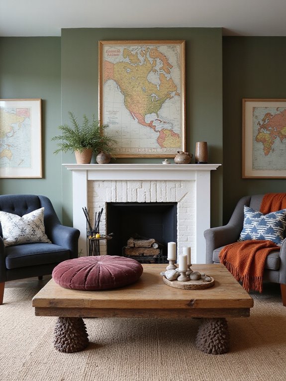 cozy textured pillows and throws