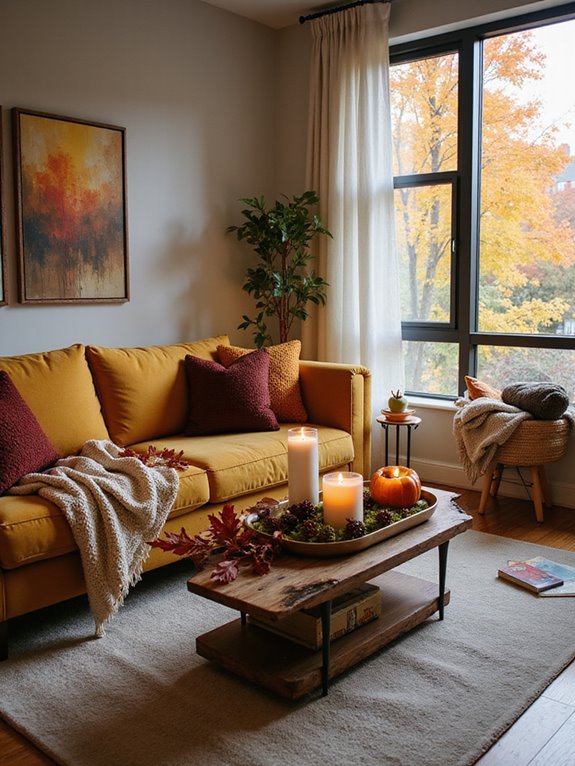 cozy throws enhance reading nook