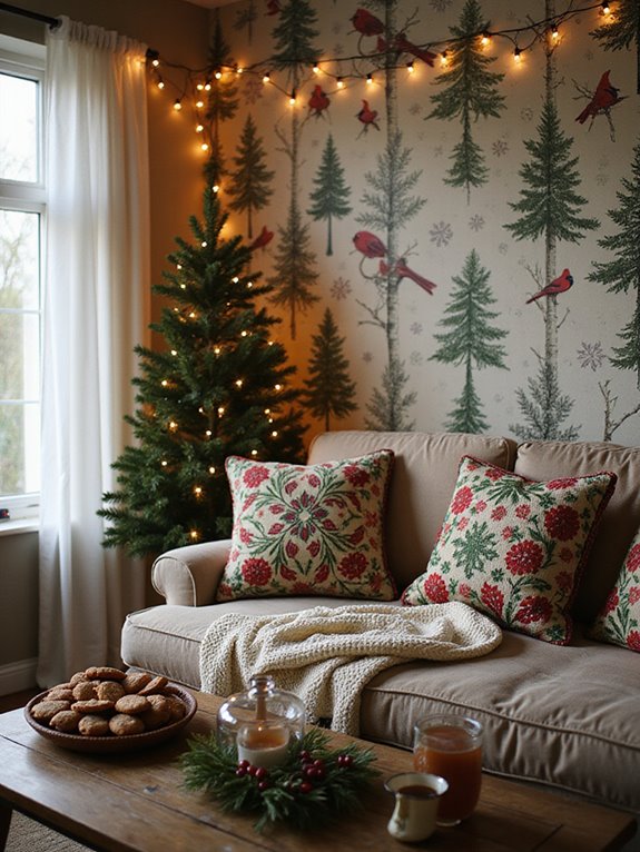 cozy wallpaper for celebrations