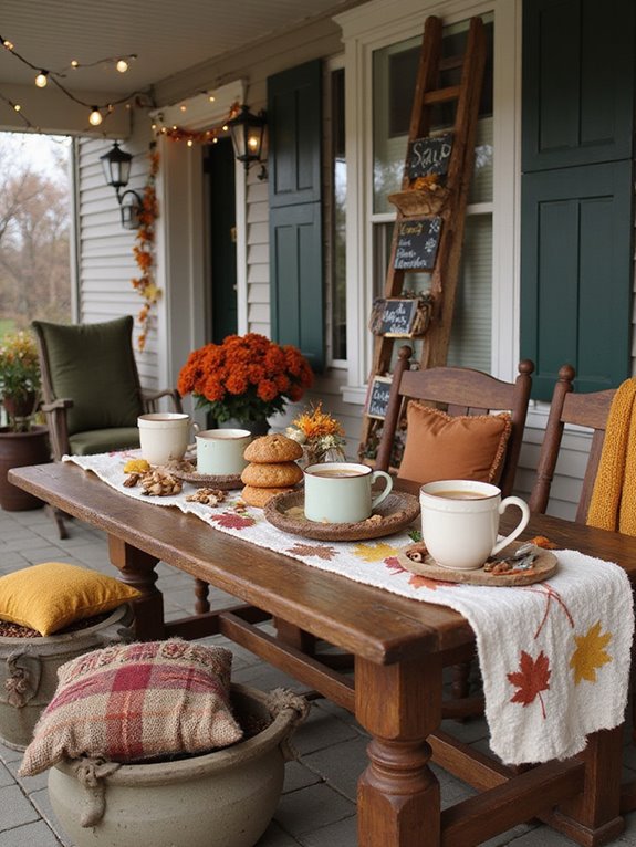 cozy warm beverage bar
