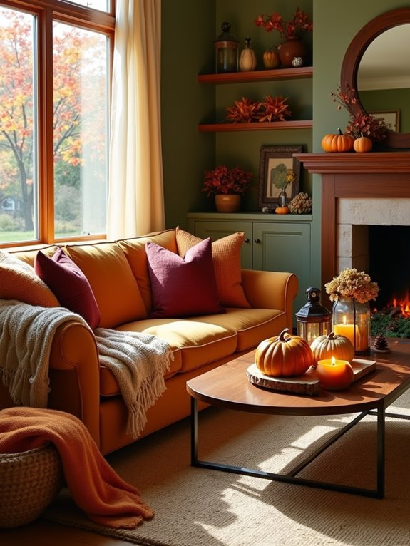 cozy winter decor transition