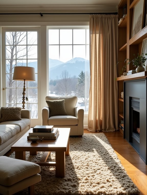 cozy wool and knit accents