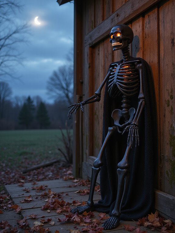 crafting creative skeleton displays