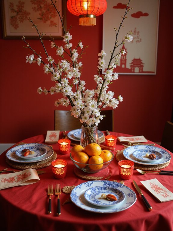 creative compact table decor