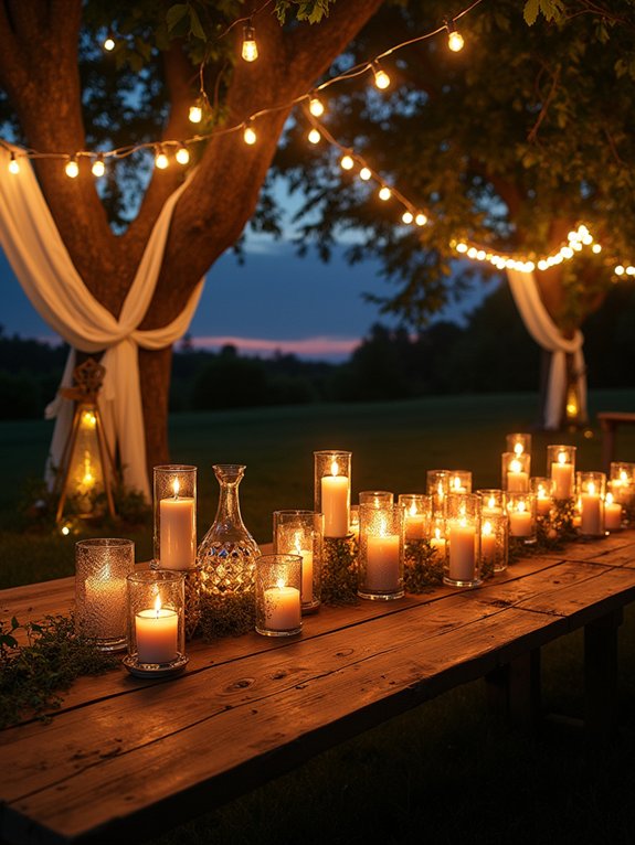 creative wedding lighting options