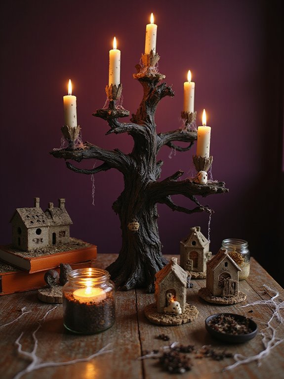 creepy candle holder creation