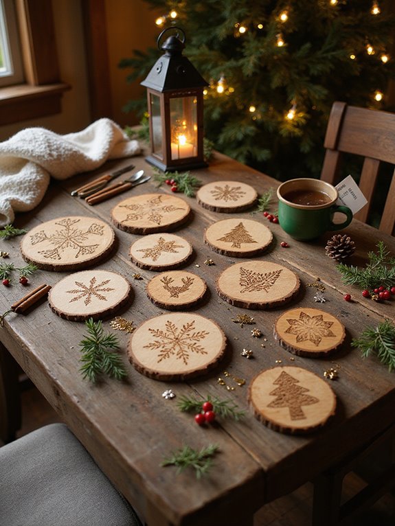 custom wood coasters crafting