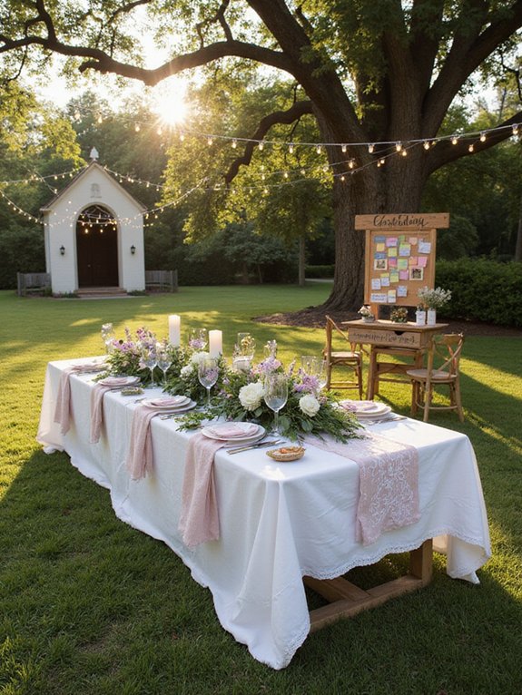 decor timeline for weddings