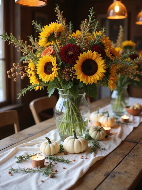 diy cozy fall centerpieces