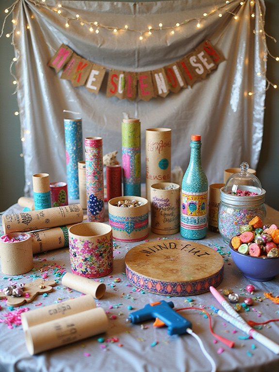 diy festive noise makers