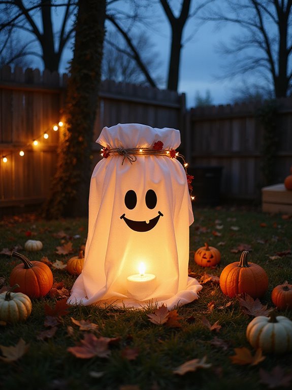 diy whimsical ghost lanterns
